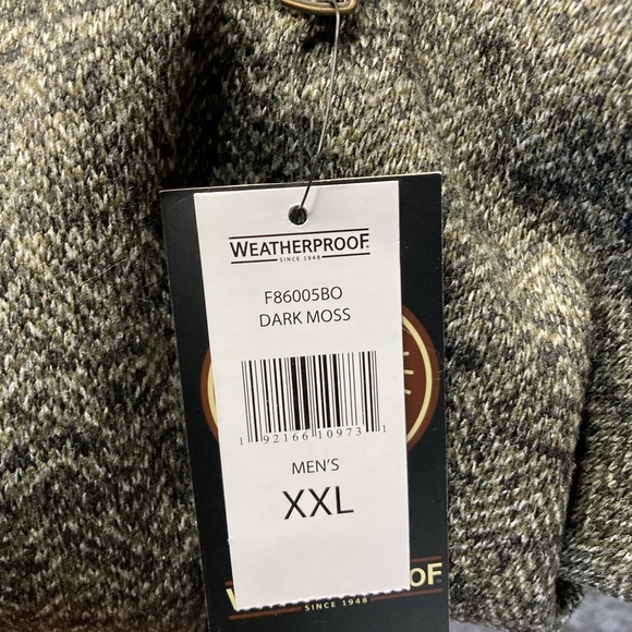 NWT Weatherproof 1/4 Zip 2XL Dark MossCozy Warm Handsome Outdoors - Picture 7 of 8